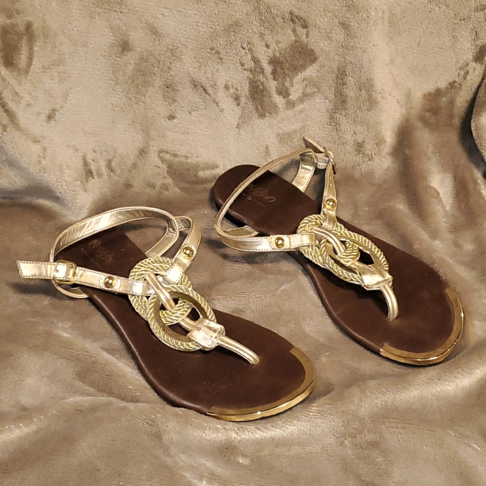 Gold Sandals